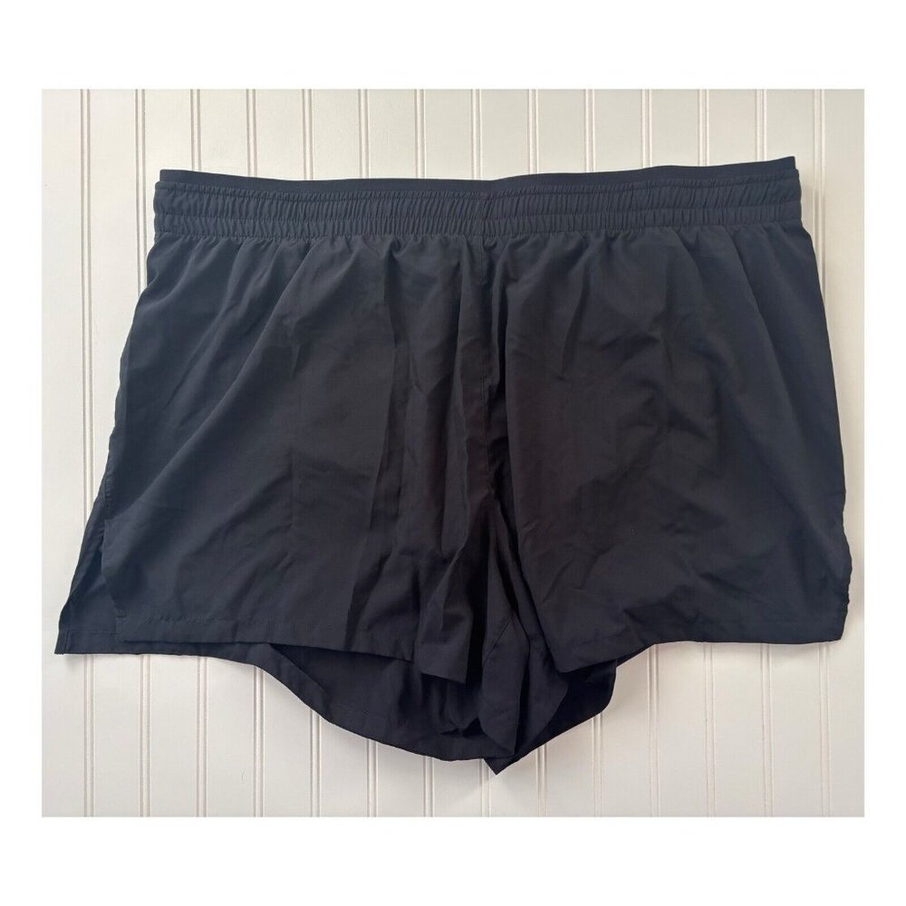 Fabletics Black Breathe Run Short (Plus Sz 1X) Hali Mid-Rise Active Brief Lined - Picture 4 of 8